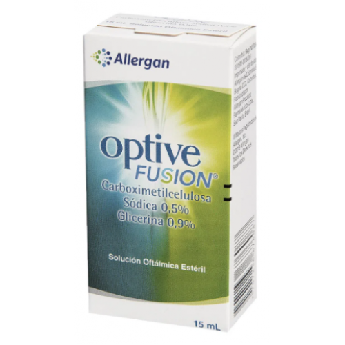 Optive Fusion 0.5%/0.9% Solución Oftálmica Esteril Frasco X 15 Ml 