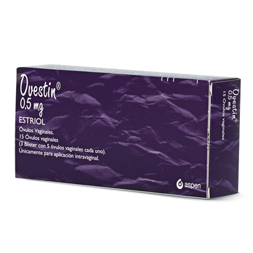 Ovestin 0.5 Mg Óvulos Vaginales Caja X 15 Unidades 