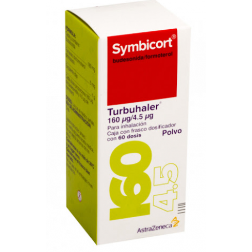 Symbicort TBH 160 / 4.5 Mcg Polvo Frasco dosificador X 60 dosis