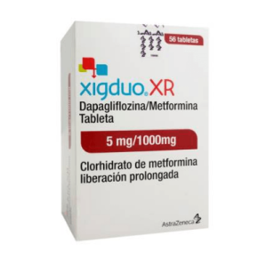xigduo xr 5mg/1000 caja x 56 tabletas
