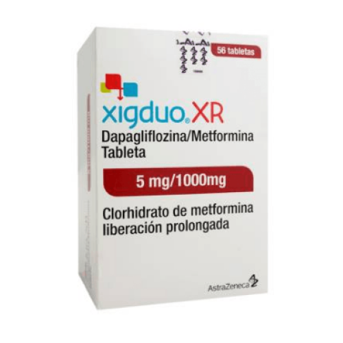 xigduo xr 5mg/1000 caja x 56 tabletas