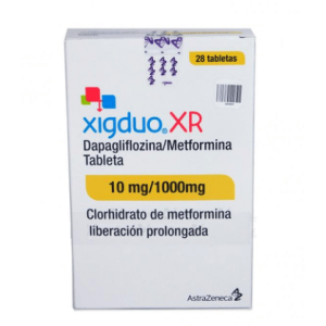 xigduo xr 10mg/1000mg caja x 28 tabletas