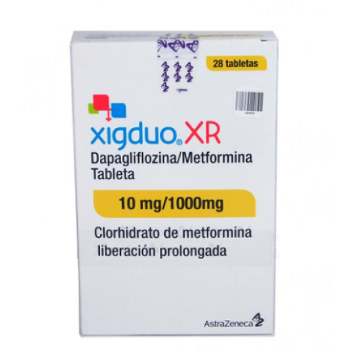 xigduo xr 10mg/1000mg caja x 28 tabletas
