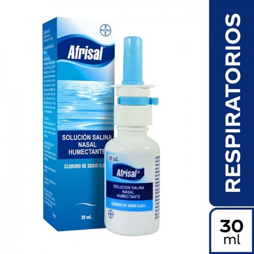 Afrisal  Solución salina nasal humectante 0.65% Frasco X 30 Ml 