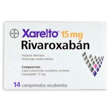 Xarelto 15 Mg Caja X 14 Tabletas