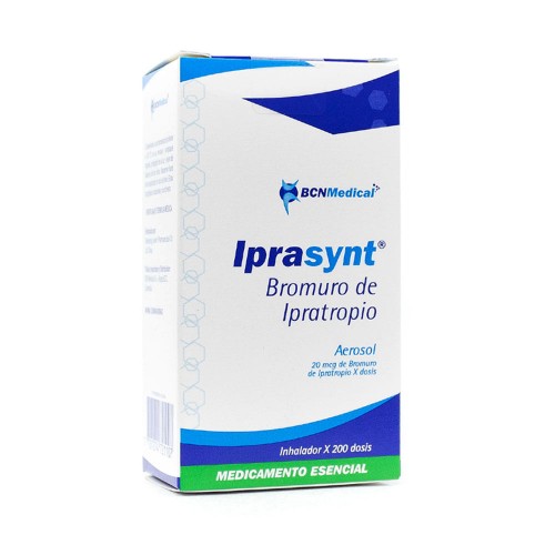 Iprasynt Bromuro de Ipratropio 20 Mcg inhalador X 200 Dosis