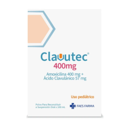clavutec 400 mg/57 mg frasco x 100 ml