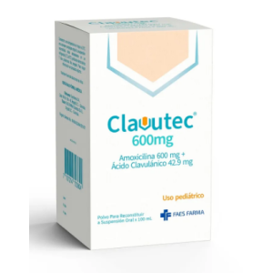 clavutec 600 mg/ 42.9 mg frasco x 100 ml