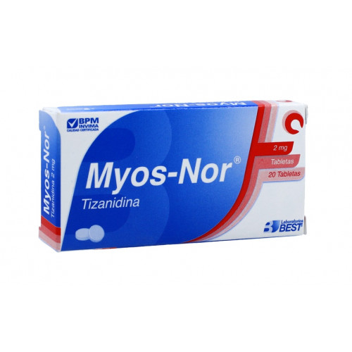 Myos-Nor 2 Mg Caja X 20 Tabletas