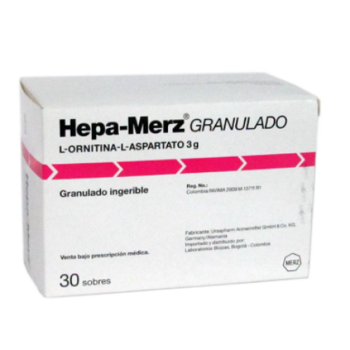 hepa merz granulado caja x 30 sobres