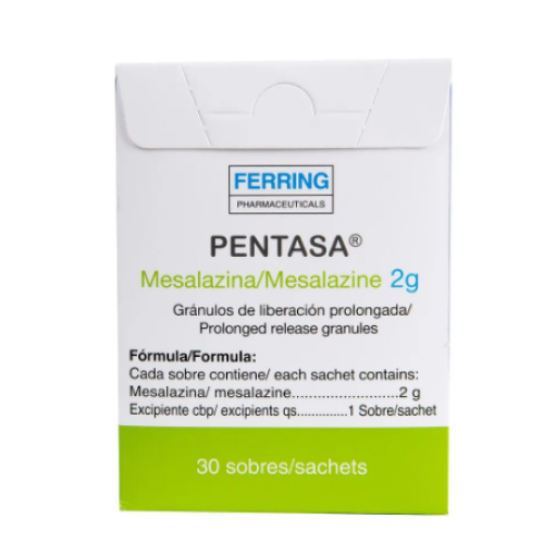 pentasa granulado 2 gramos x 30 sobres