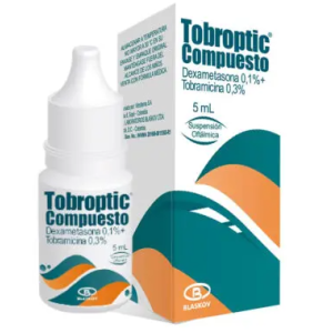 Tobroptic Comp Frasco Oftálmico X 5 Mililitros