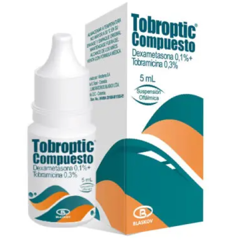 Tobroptic Comp Frasco Oftálmico X 5 Mililitros
