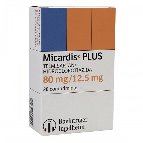 Micardis Plus 80 Mg/ 12.5 Mg Caja X 28 Tabletas 