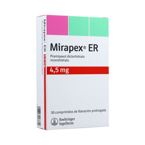 Mirapex ER 4.5 Mg Caja X 30 Tabletas 