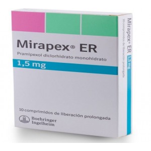 Mirapex ER 1.5 Mg Caja X 10 Tabletas 