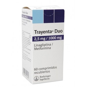 Trayenta Duo 2.5 Mg/ 1000 Mg Caja X 60 Tabletas 