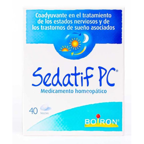 Sedatif PC Medicamento Homeopático Caja X 40 Tabletas 