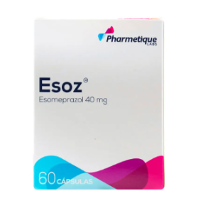 Esoz Esomeprazol 40 Mg X 60 Cápsulas