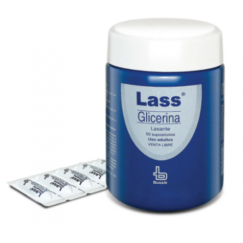 Lass Supositorios Adultos Frasco X 50 Unidades 
