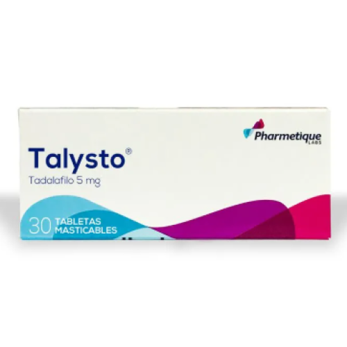 Talysto Tadalafilo 5 Mg X 30 Tabletas masticables