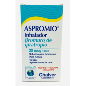 Aspromio Inhalador 20 Mcg Solución para inhalación X 200 Dosis (10Ml)