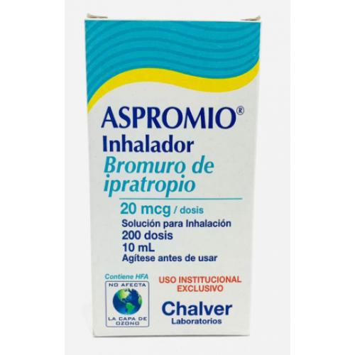 Aspromio Inhalador 20 Mcg Solución para inhalación X 200 Dosis (10Ml)