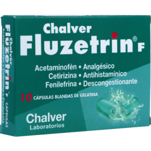 Fluzetrin-F Caja X 10 Cápsulas 