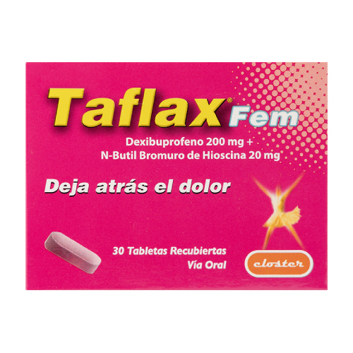 Taflax fem 200Mg /20 Mg Caja X 30 Tabletas recubiertas 