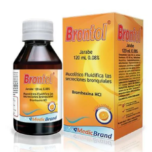 brontol bromhexina x120ml jarabe