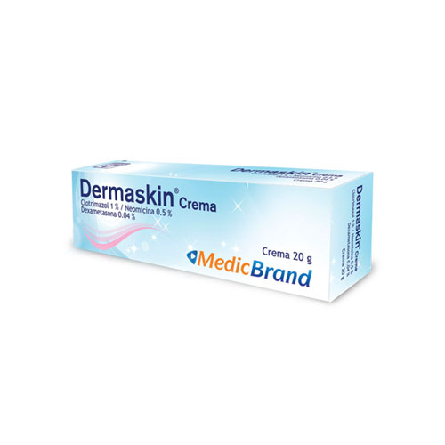 Dermaskin Crema 1%/0.5%/0.04% Tubo X 20 Gramos 