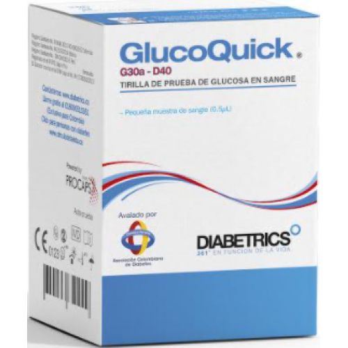 GlucoQuick Caja x 25 tiras