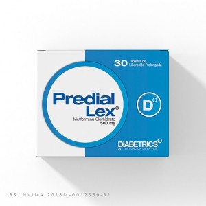 Predial lex 500 Mg Caja X 30 tabletas