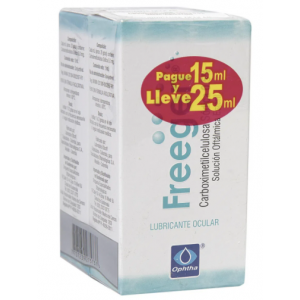 Freegen Solución Oftálmica Pague 15 Ml Lleve 25 Ml 