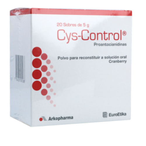 Cys-Control Polvo para reconstituir a solución oral Caja X 20 Sobres (5 Gr)