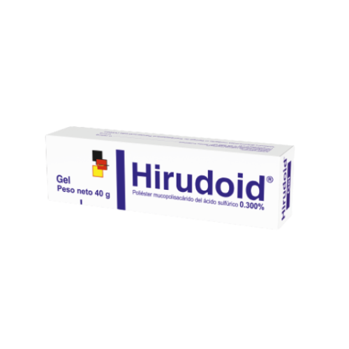 hirudoid gel 0.3 % tubo x 40 gramos