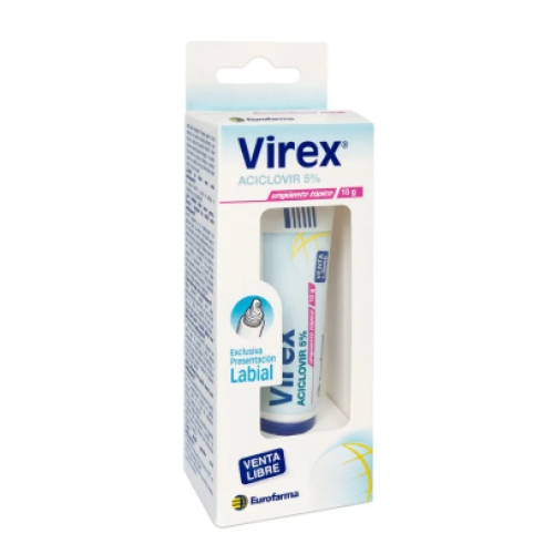 Virex Ungüento Labial 5% x 10 gramos