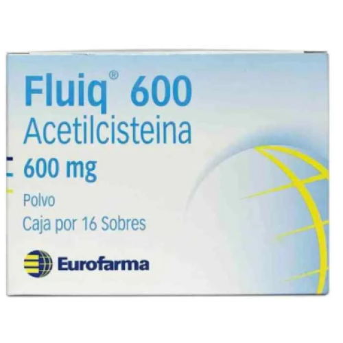 Fluiq 600Mg Caja x 16 sobres