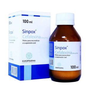 sinpox 250mg/5ml polvo para reconstuir a suspensión oral frasco x 100 ml