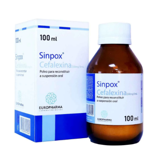 sinpox 250mg/5ml polvo para reconstuir a suspensión oral frasco x 100 ml