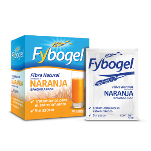 fybogel naranja caja x 10 sobres