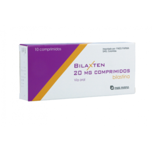 Bilaxten 20 Mg Caja X 10 Tabletas 