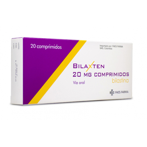 Bilaxten 20 Mg Caja X 20 Tabletas 