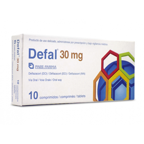 Defal 30 Mg Caja X 10 tabletas 