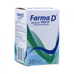 Farma D 1000 UI Frasco X 50 Cápsulas 