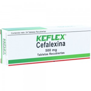 Keflex 500 Mg Caja X 24 Tabletas 