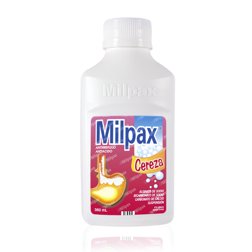 Milpax Suspensión cereza Frasco X 360 Ml 