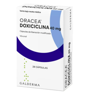Oracea 40 Mg x 28 cápsulas
