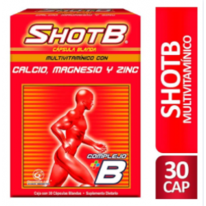 Shot-B Multivitamínico Caja X 30 Cápsulas 