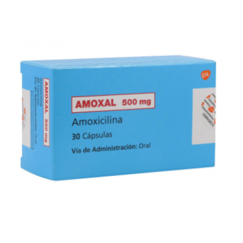 Amoxal 500 Mg Caja X 30 Cápsulas